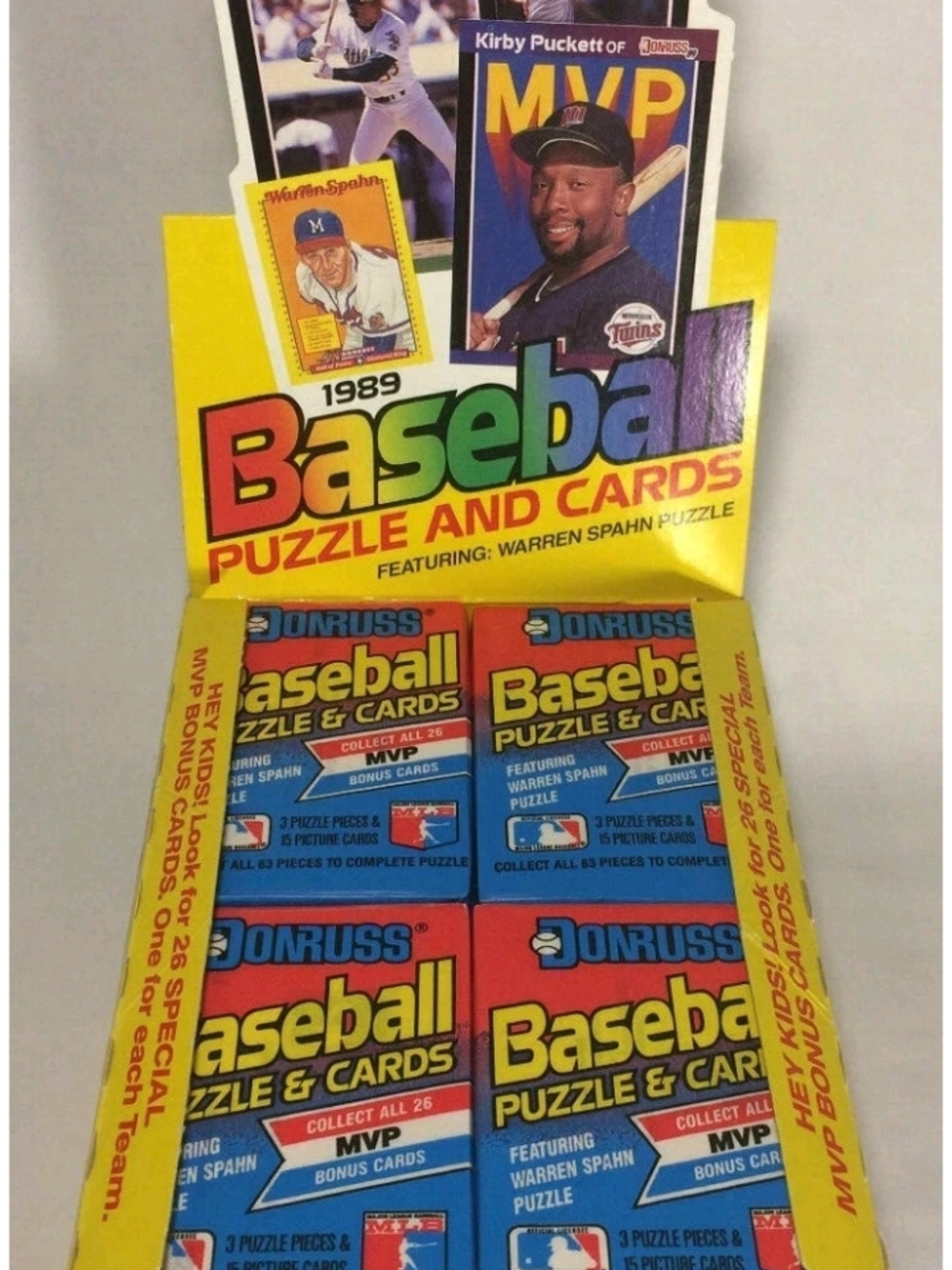 1989 Donruss Baseball Cards, 1 Unopened Factory Sealed Wax Pack